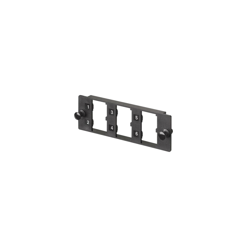 Placa Modular FAP 6 Puertos Mini-Com Panduit Negro | Precio México - Envío Inmediato | LM Soluciones