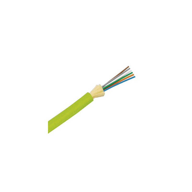 Cable Fibra Óptica 6 Hilos Multimodo OM5 Tight Buffer OFNP P