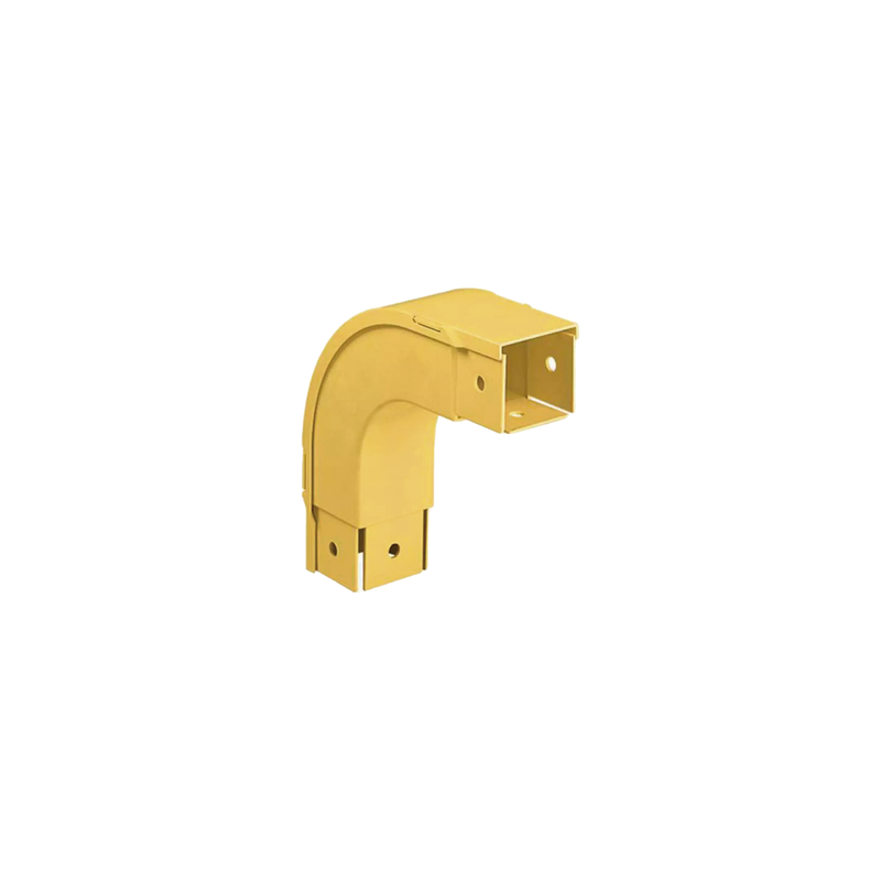 Bajada Vertical Exterior 90º FiberRunner 2x2 Amarillo Pandui