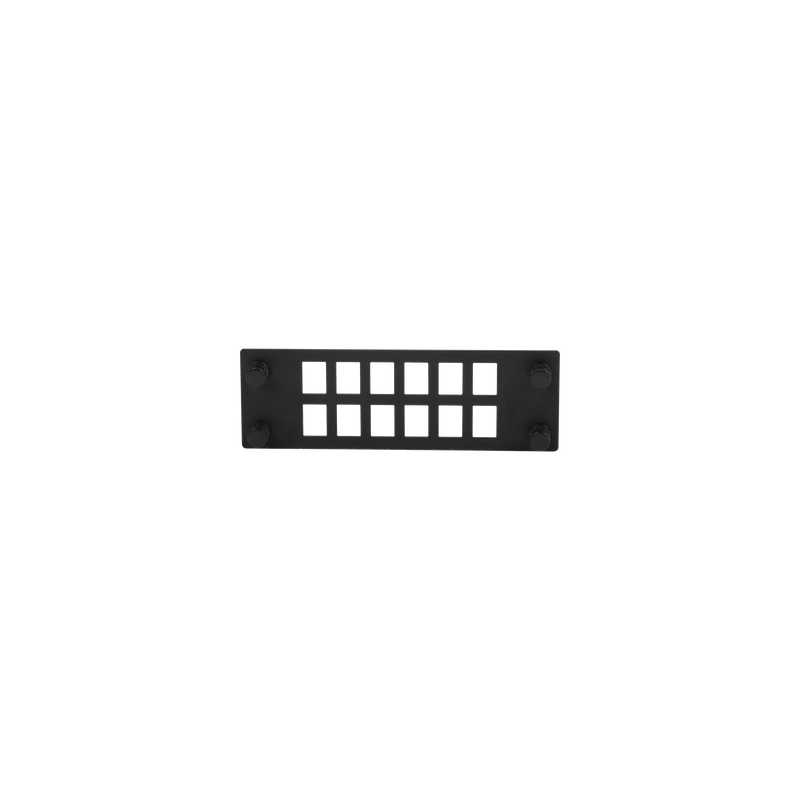 Placa Para 12 Adaptadores de Fibra Óptica PANDUIT | Precio México - Envío Inmediato | LM Soluciones