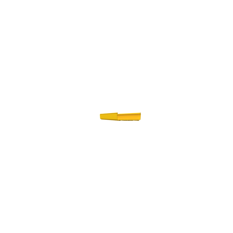 Canaleta FiberRunner 12X4 PVC Rígido Amarillo 3m Panduit