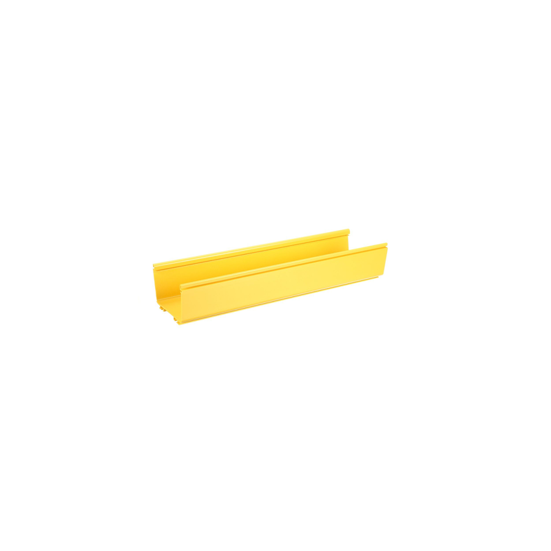 Canaleta FiberRunner™ 6X4 PVC Rígido Amarillo 1.8m - Panduit
