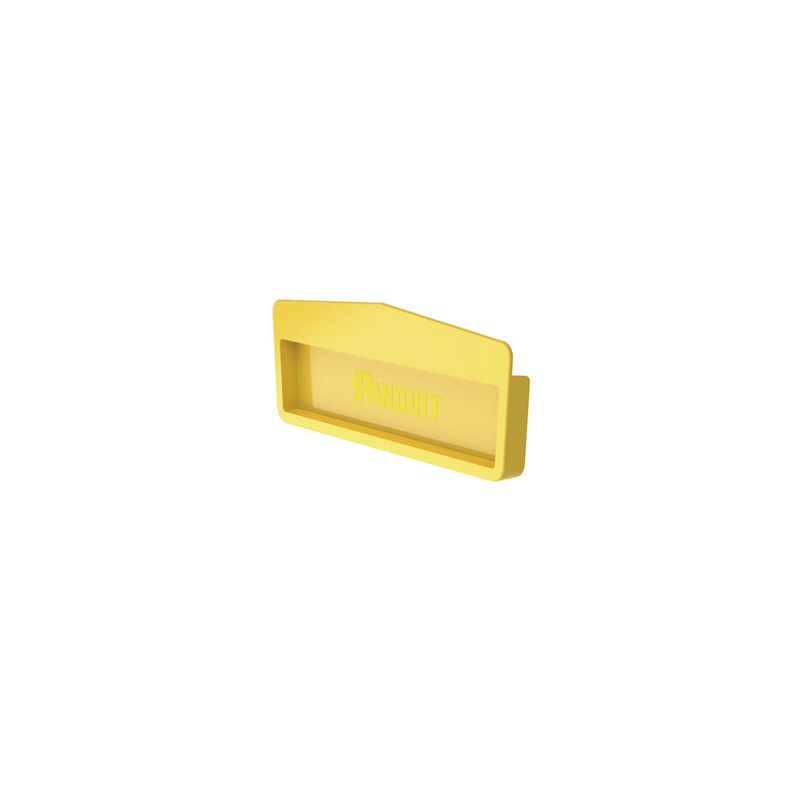 Tapa Final FiberRunner 12x4 Amarillo Panduit