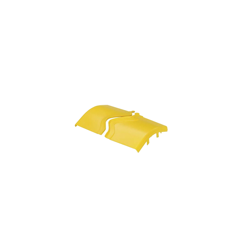 Tapa Bajada Vertical 45° 12x4 FiberRunner Amarillo PANDUIT | Precio México - Envío Inmediato | LM Soluciones