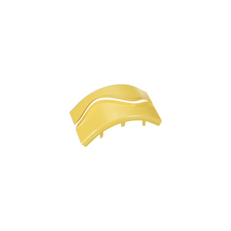 Tapa Bajada Vertical Exterior 90° FiberRunner 6x4 Amarillo P