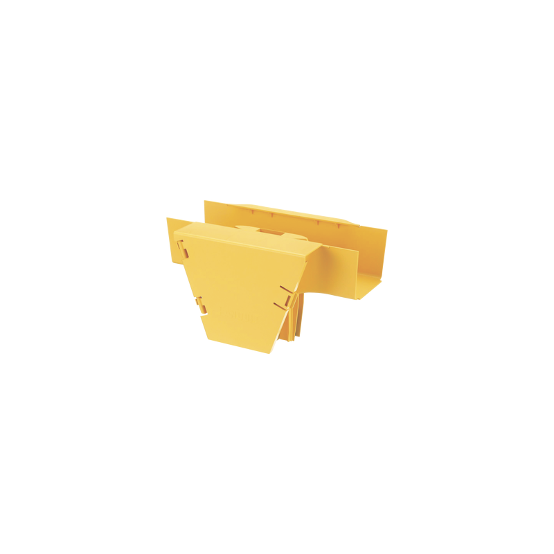 Accesorio en T Canaleta FiberRunner 4x4 Amarillo PANDUIT | Precio México - Envío Inmediato | LM Soluciones