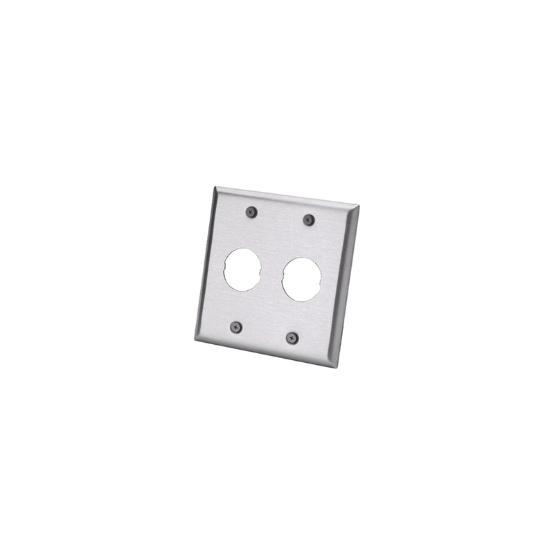 Placa de Pared Doble IndustrialNet Panduit Acero Inoxidable | Precio México - Envío Inmediato | LM Soluciones