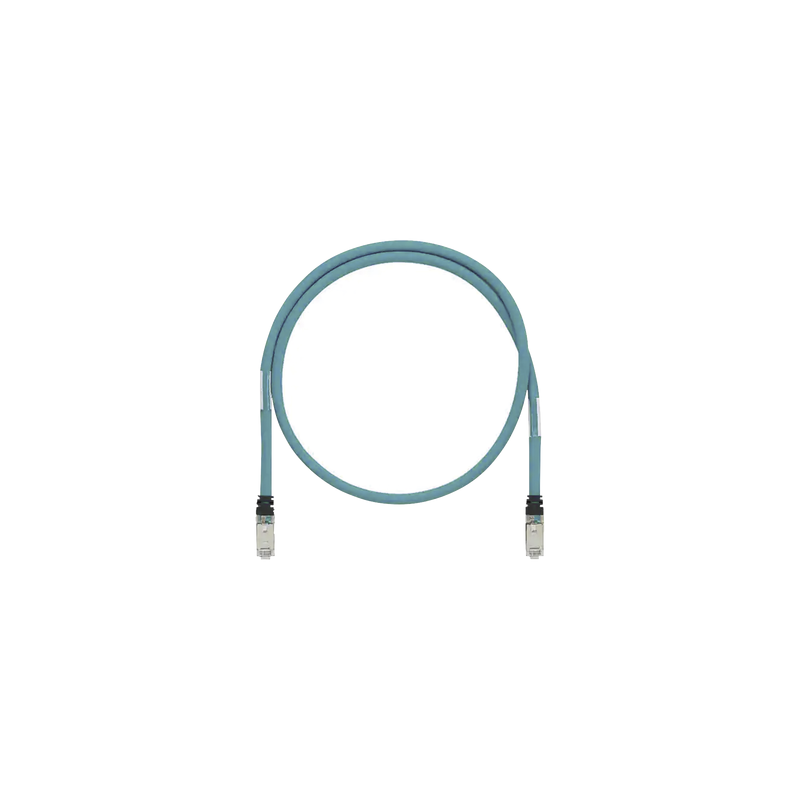 Patch Cord Cat6A Industrial 600V, Blindado, 2m, Aqua - PANDU | Precio México - Envío Inmediato | LM Soluciones