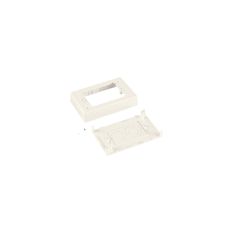 Caja de Pared Superficial Sencilla Panduit Blanca