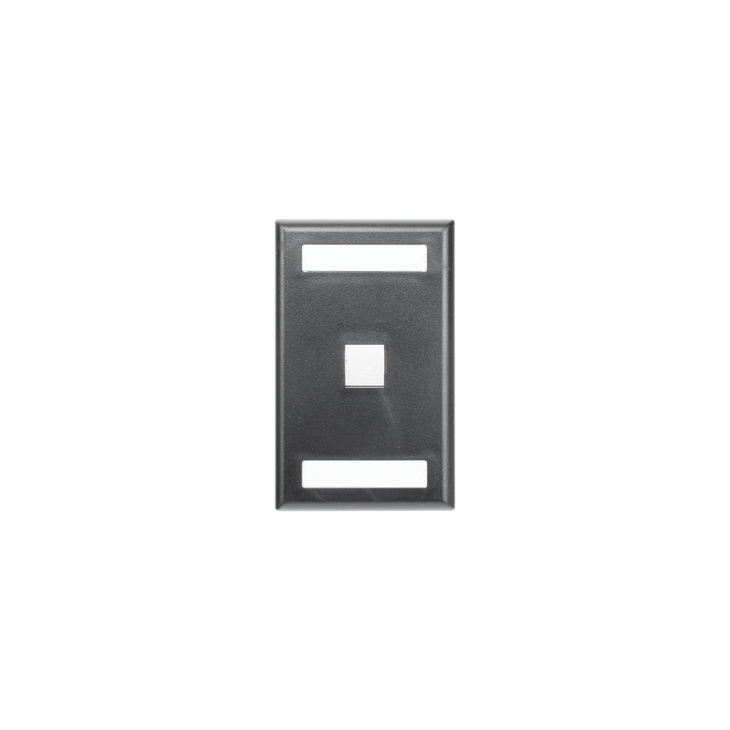 Placa de Pared Vertical 1 Puerto Keystone Panduit Negro | Precio México - Envío Inmediato | LM Soluciones