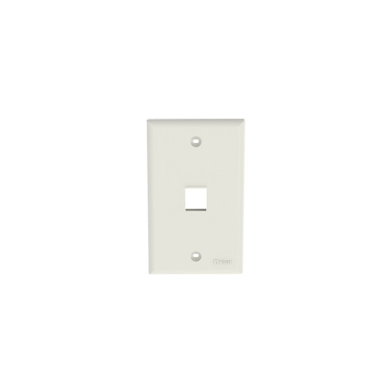 Placa de Pared Vertical 1 Puerto Keystone - Panduit | Precio México - Envío Inmediato | LM Soluciones