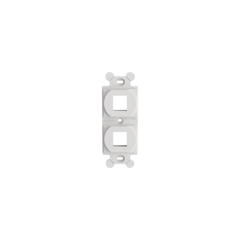 Marco Dúplex para Placas NEMA 106 Blanco | Panduit | Precio México - Envío Inmediato | LM Soluciones