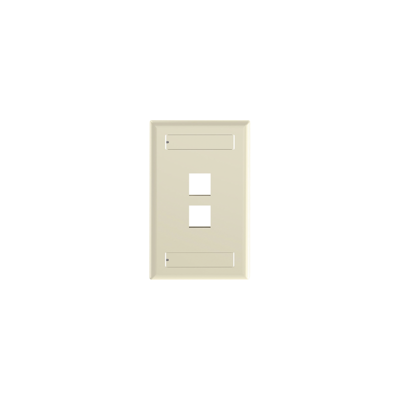 Placa de Pared Panduit 2 Puertos Marfil | Precio México - Envío Inmediato | LM Soluciones