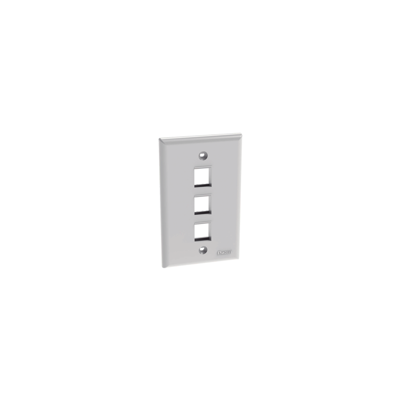 Placa de Pared Vertical 3 Puertos Keystone Blanco PANDUIT | Precio México - Envío Inmediato | LM Soluciones