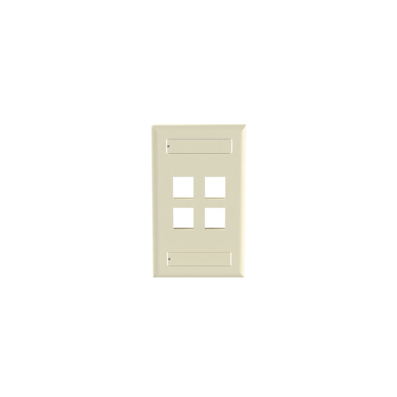 Placa de Pared Vertical 4 Puertos Keystone Marfil PANDUIT | Precio México - Envío Inmediato | LM Soluciones