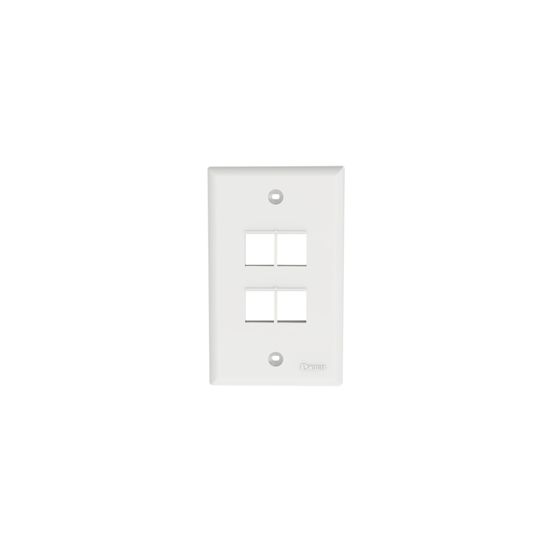 Placa de Pared Vertical 4 Puertos Keystone Panduit | LM Solu | Precio México - Envío Inmediato | LM Soluciones