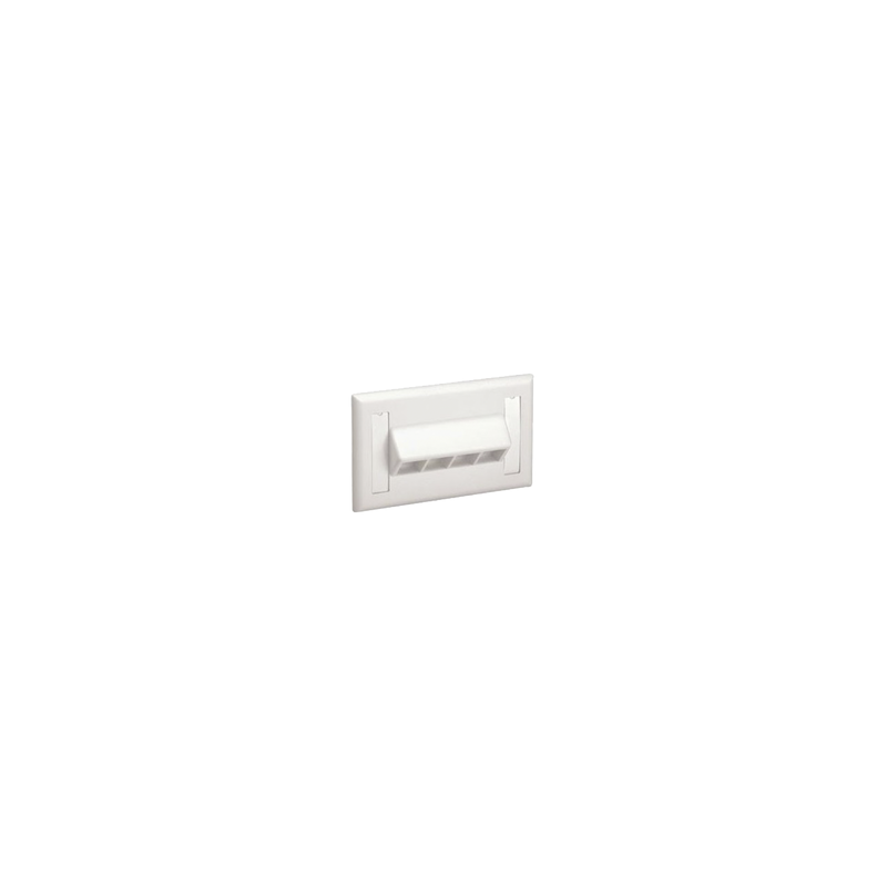 Placa de Pared Horizontal Panduit 4 Puertos Keystone Blanco  | Precio México - Envío Inmediato | LM Soluciones