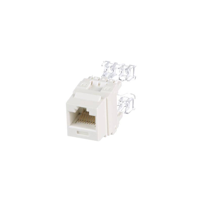 Conector Jack Panduit Cat6 Keystone Blanco Mate | Precio México - Envío Inmediato | LM Soluciones