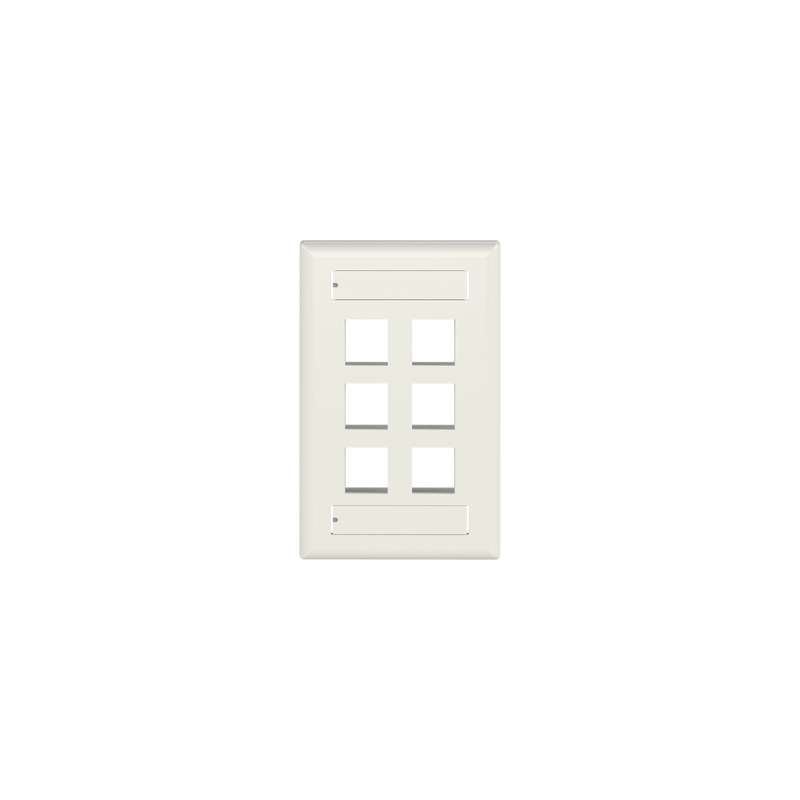 Placa de Pared Vertical Panduit 6 Puertos Keystone Blanco Ma | Precio México - Envío Inmediato | LM Soluciones