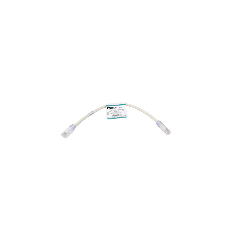 Cable Parcheo UTP Cat6 0.3m Blanco PANDUIT - LM Soluciones