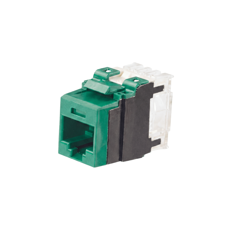 Conector Jack Keystone Categoría 6A Verde Panduit