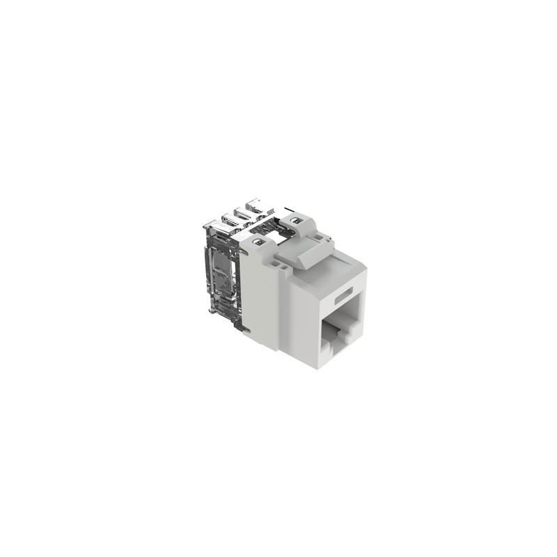 Conector Keystone Cat 6A PANDUIT NK6X88MWH Impacto Blanco
