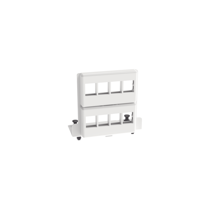 Patch Panel 8 Puertos Keystone Blanco PANDUIT | Precio México - Envío Inmediato | LM Soluciones