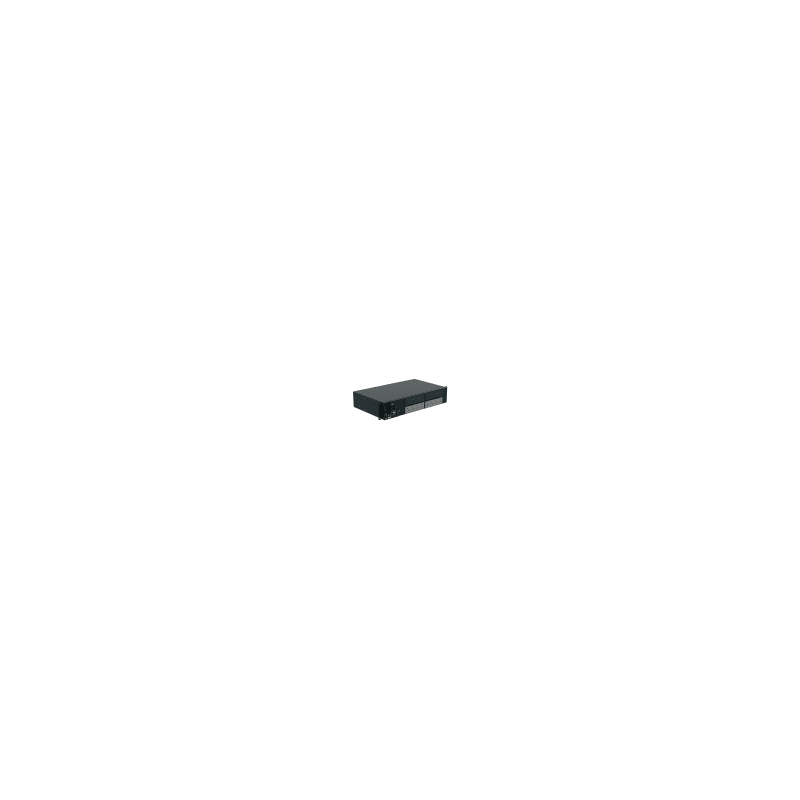 PDU Monitoreable (MI) para Distribución de Energía, Enchufe de Entrada NEMA L5-30P, Con 16 Salidas 5-20R, Horizontal 19 in, 120 Vca, 30 Amp, 2 UR