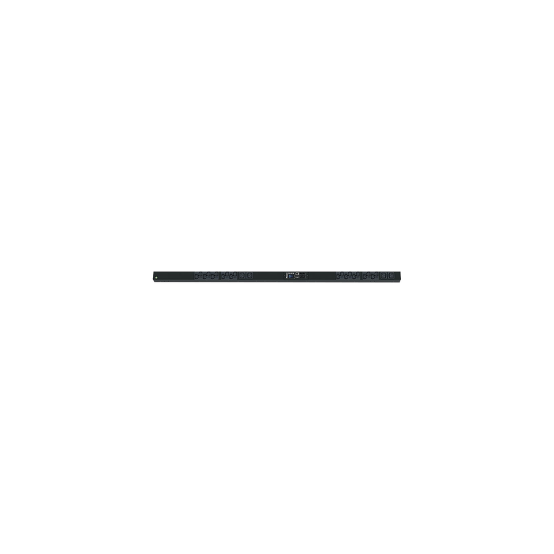 PDU Monitoreable (MI) para Distribución de Energía, Enchufe de Entrada NEMA L6-20P, Con 20 Salidas C13 y 4 C19, de Instalación Vertical, 120 o 220 Vca, 20 Amp