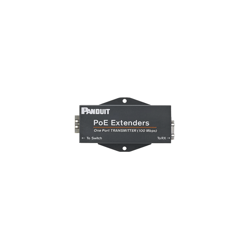 Transmisor PoE/PoE+ PANDUIT 610m Cat5e/Cat6 10/100Mbps | Precio México - Envío Inmediato | LM Soluciones