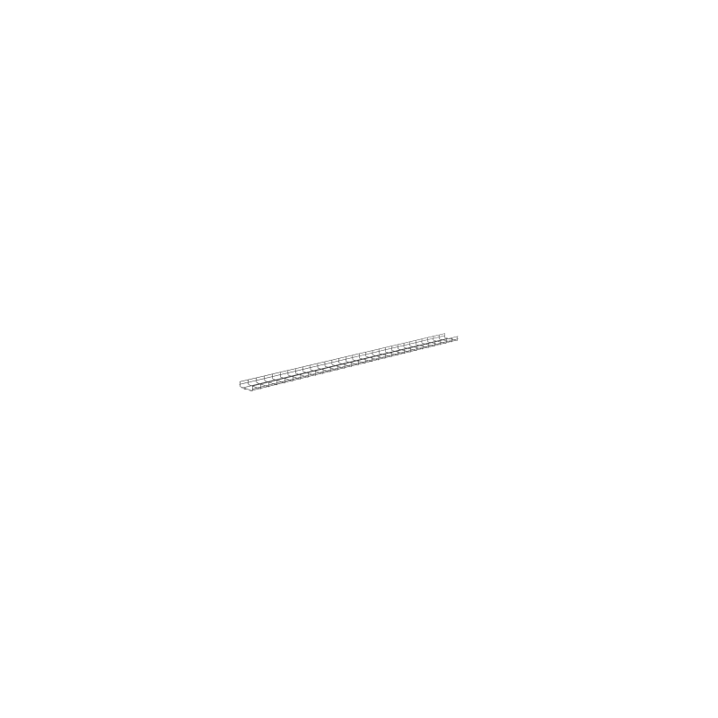 Charola Wire Basket Panduit 8in Ancho 2in Alto 3m Negro | Precio México - Envío Inmediato | LM Soluciones