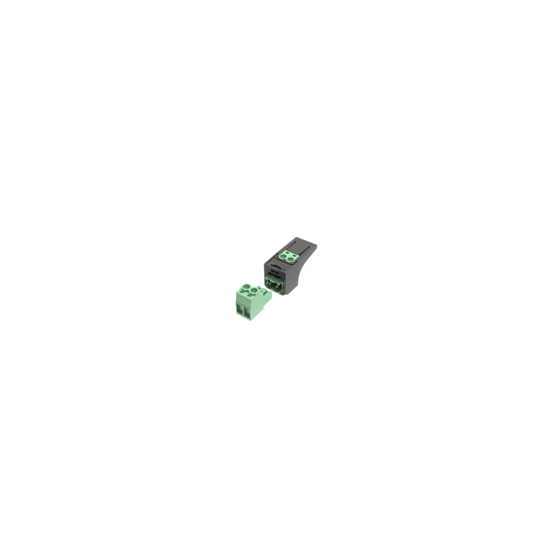 Módulo Conector Eléctrico FMPS Panduit, Verde, 26-12 AWG