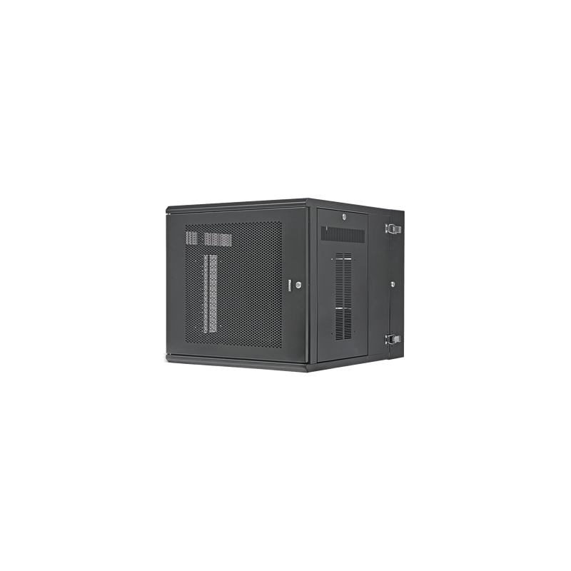 Gabinete PanZone Pared 19in 12UR Puerta Perforada Negro Pand | Precio México - Envío Inmediato | LM Soluciones