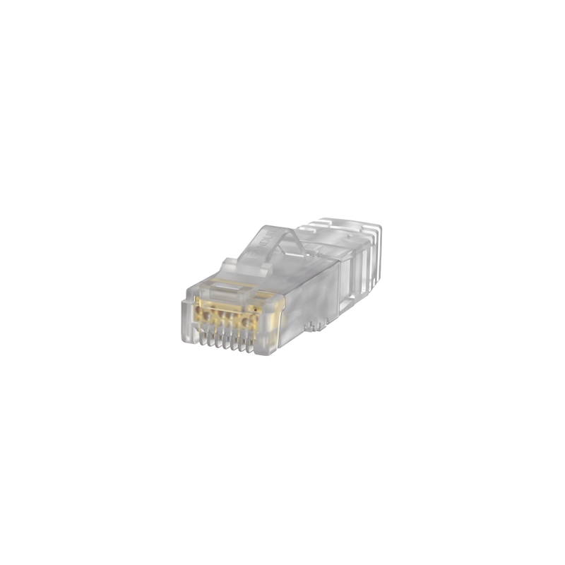Plug RJ45 Cat6A Panduit UTP 23-24 AWG Oro 50µ | Precio México - Envío Inmediato | LM Soluciones