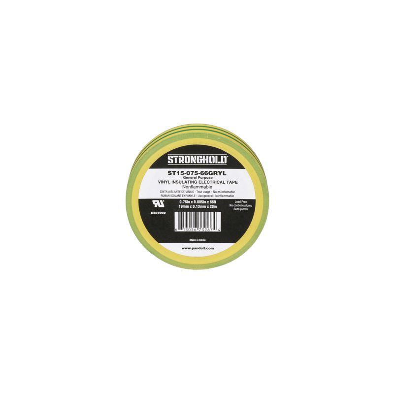 Cinta Aislante Eléctrica Stronghold PVC 20m Panduit | Precio México - Envío Inmediato | LM Soluciones