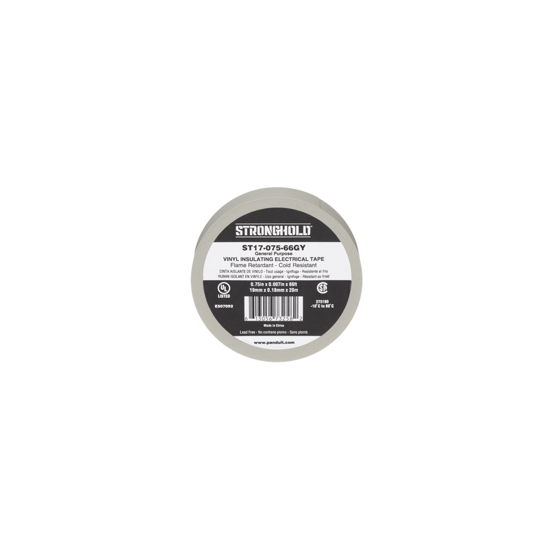 Cinta Eléctrica PVC Stronghold 0.18mm Gris - Panduit | Precio México - Envío Inmediato | LM Soluciones