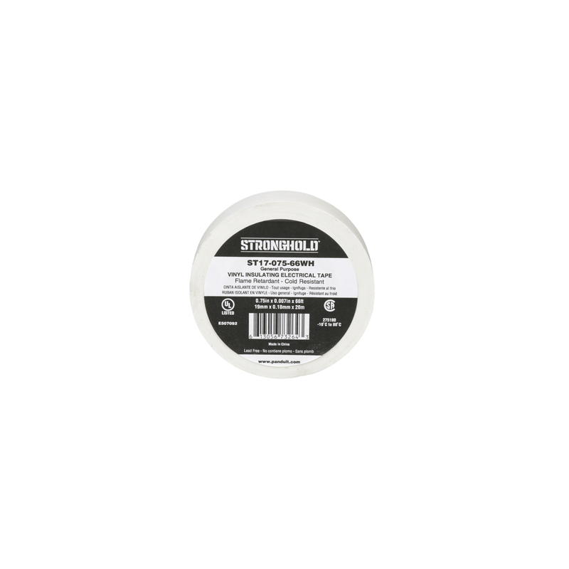 Cinta Eléctrica PVC Stronghold 19mm x 20m Blanca | Panduit | Precio México - Envío Inmediato | LM Soluciones