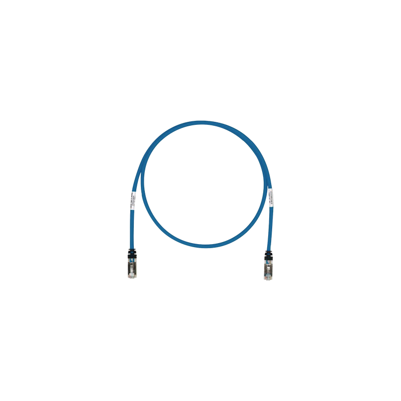 Patch Cord Cat6A Blindado S/FTP 10m Panduit Azul