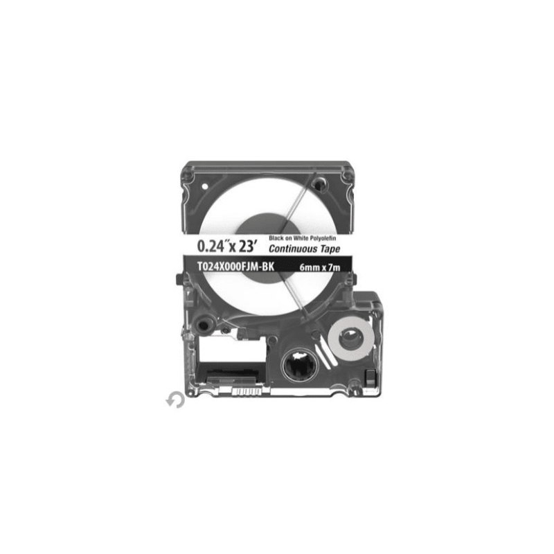 Casete Etiquetas Poliolefina Panduit 5.82mm Negro/Blanco