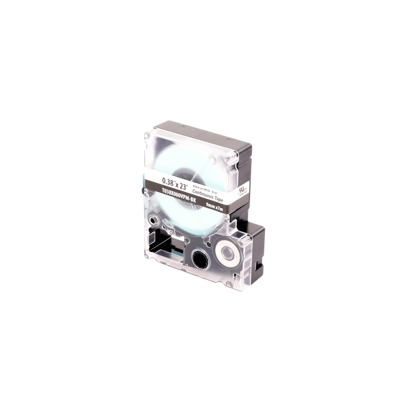 Etiquetas de Vinilo Panduit Negro sobre Blanco 9mm | Precio México - Envío Inmediato | LM Soluciones