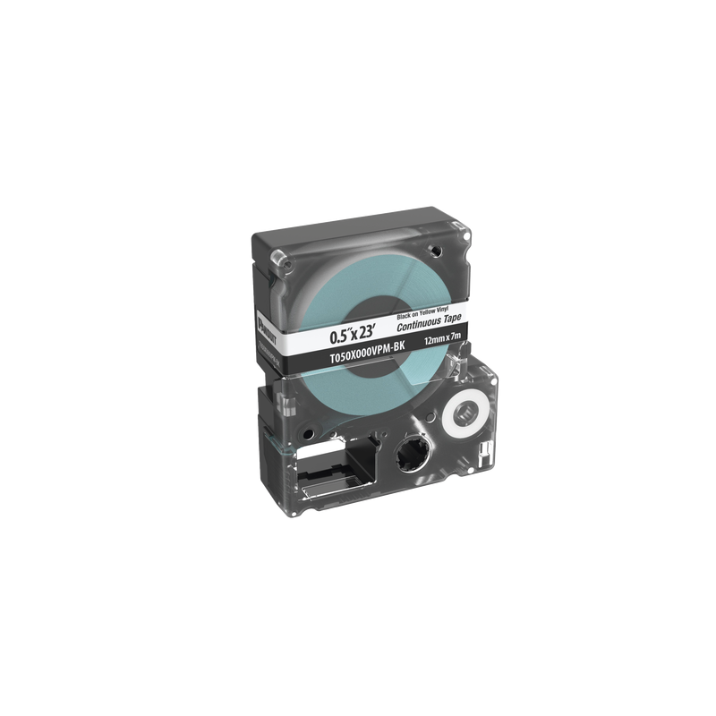 Casete Etiquetas Vinilo Panduit Negro/Blanco 12.7mm | Precio México - Envío Inmediato | LM Soluciones