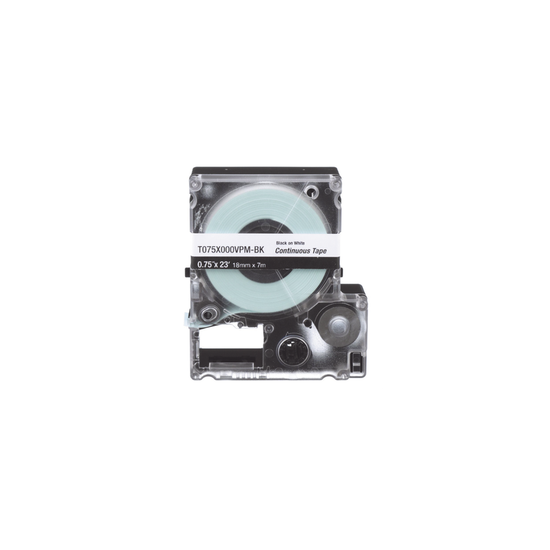 Casete Etiquetas Vinilo Panduit Negro/Blanco 18mm | Precio México - Envío Inmediato | LM Soluciones