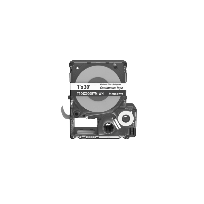 Casete MP Cinta Continua Panduit 1x30L Blanco/Negro | Precio México - Envío Inmediato | LM Soluciones