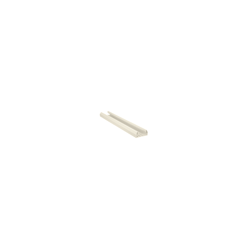 Base para canaleta T-70 PVC rígido 1.8m Blanco Mate