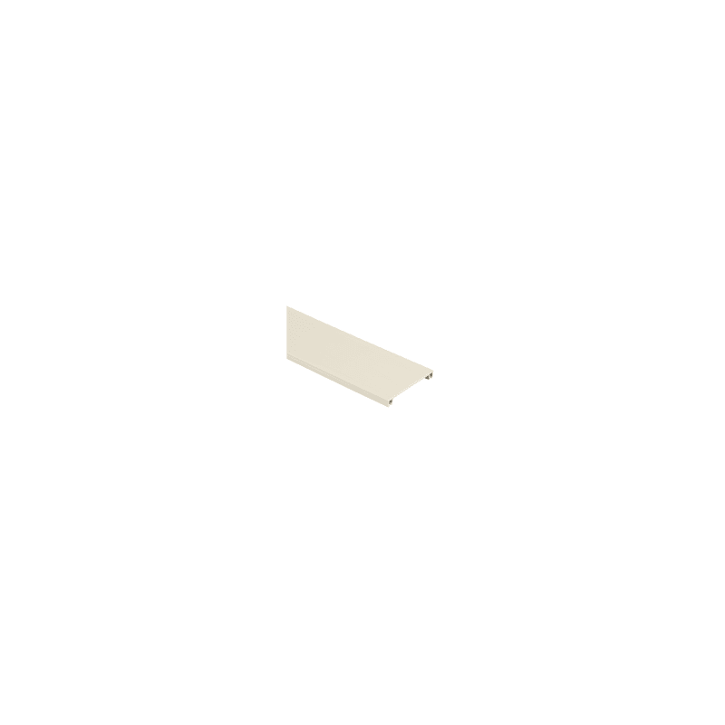 Cubierta para canaleta T-70, PVC, Blanco Mate, 70.1x9.1x1800