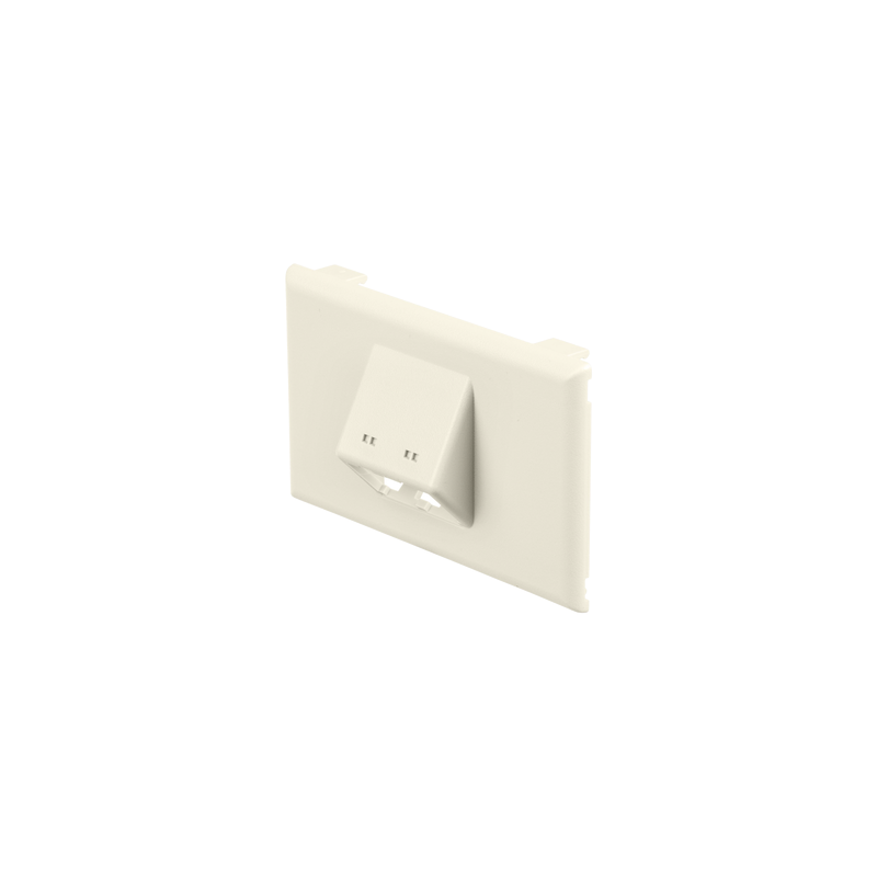 Placa de Pared Horizontal T70 Panduit, 2 Puertos Mini-Com, B
