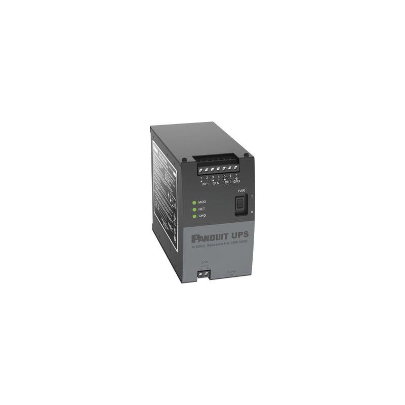 UPS Industrial 100W 24Vcd Riel DIN Panduit | Precio México - Envío Inmediato | LM Soluciones