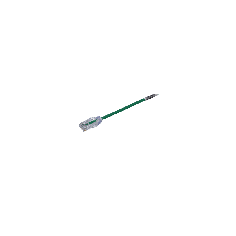 Cable de Parcheo TX6 Cat6 UTP 28AWG Verde 20cm PANDUIT