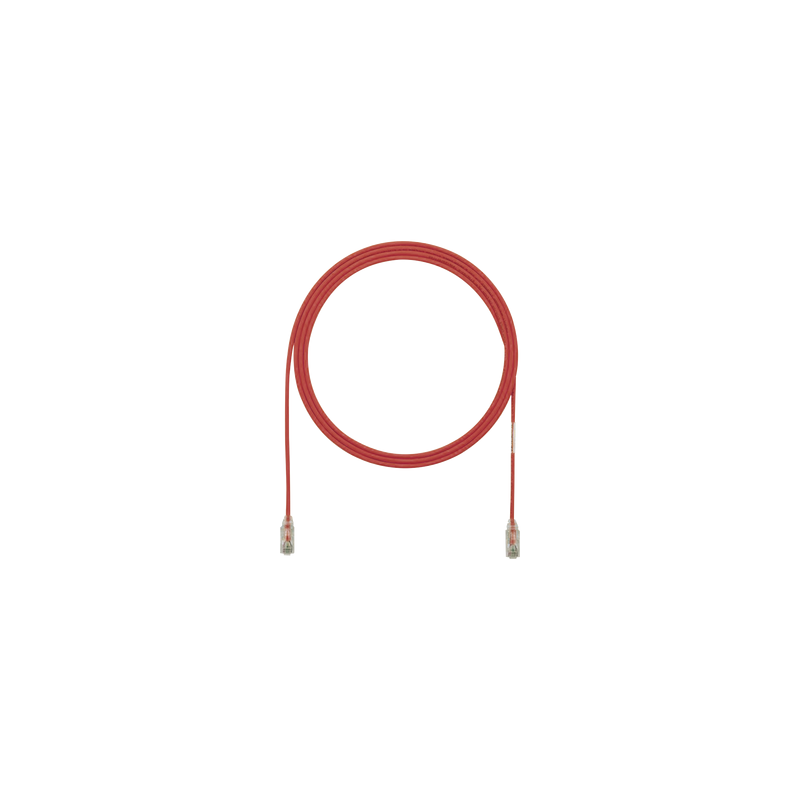 Cable de Parcheo TX6, UTP Cat6, 28AWG, Rojo, 3.66 m