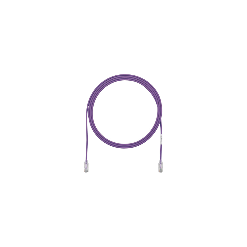 Cable de Parcheo TX6 UTP Cat6 28AWG Violeta 15ft Panduit